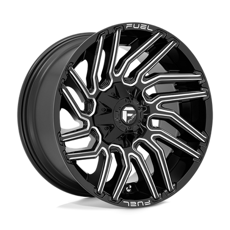 Fuel 1PC D773 TYPHOON – 20X9 – 6X135/6X139.7 – 1 mm – GLOSS BLACK MILLED