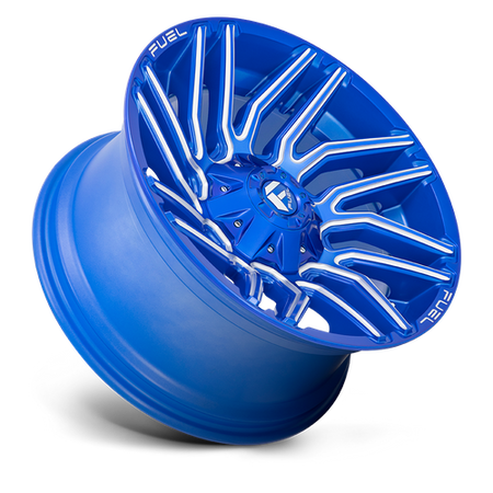 Fuel 1PC D774 TYPHOON – 20X10 – 5X114.3/5X127 – -18 mm – ANODIZED BLUE MILLED