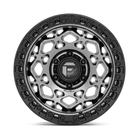 Fuel 1PC D784 UNIT – 17X9 – 5X127 – 1 mm – GUNMETAL W/ MATTE BLACK RING