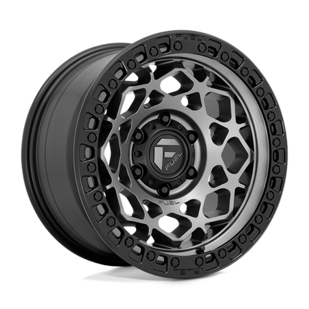 Fuel 1PC D784 UNIT – 17X9 – 5X127 – 1 mm – GUNMETAL W/ MATTE BLACK RING