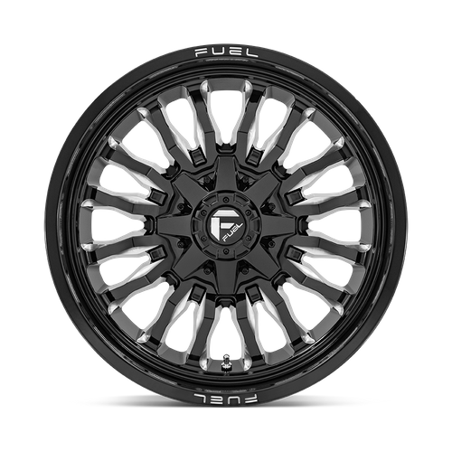 Fuel 1PC D795 ARC – 20X9 – 8X170 – 1 mm – GLOSS BLACK MILLED
