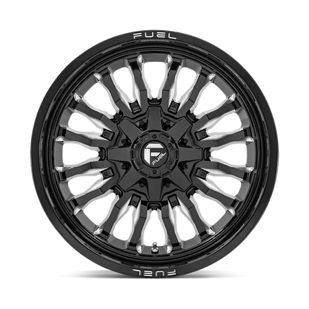 Fuel 1PC D795 ARC – 20X9 – 8X170 – 1 mm – GLOSS BLACK MILLED