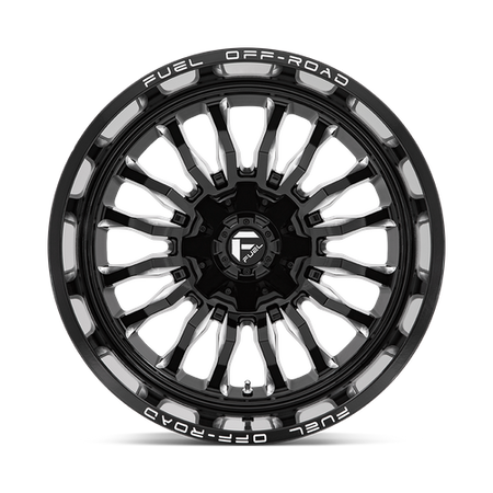 Fuel 1PC D795 ARC – 22X12 – 5X114.3/5X127 – -44 mm – GLOSS BLACK MILLED
