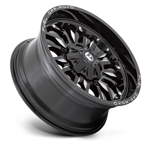 Fuel 1PC D795 ARC – 22X10 – 8X180 – -18 mm – GLOSS BLACK MILLED
