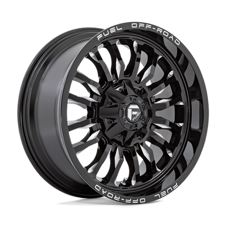 Fuel 1PC D795 ARC – 22X10 – 8X180 – -18 mm – GLOSS BLACK MILLED