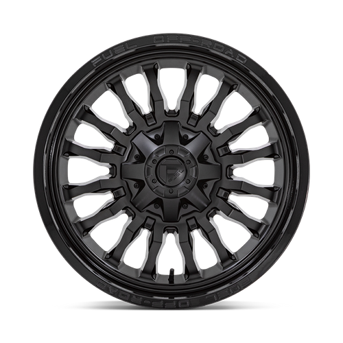 Fuel 1PC D796 ARC – 22X10 – 8X165.1 – -18 mm – MATTE BLACK W/ GLOSS BLACK LIP