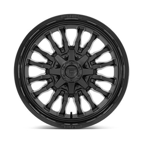 Fuel 1PC D796 ARC – 20X9 – 8X180 – 1 mm – MATTE BLACK W/ GLOSS BLACK LIP