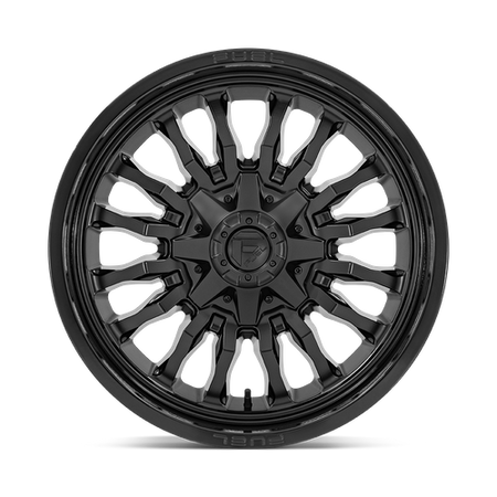 Fuel 1PC D796 ARC – 20X9 – 8X180 – 1 mm – MATTE BLACK W/ GLOSS BLACK LIP