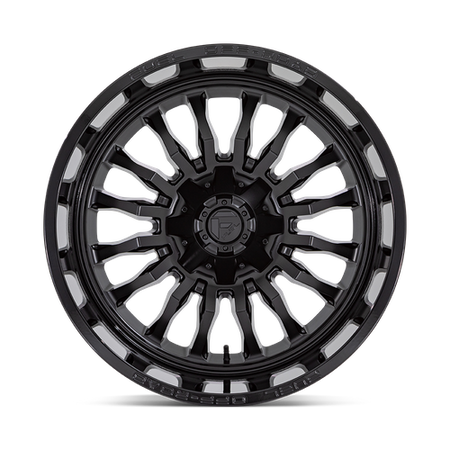 Fuel 1PC D796 ARC – 22X12 – 8X165.1 – -44 mm – MATTE BLACK W/ GLOSS BLACK LIP
