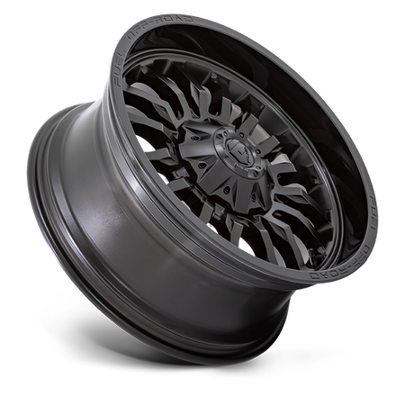 Fuel 1PC D796 ARC – 22X10 – 8X165.1 – -18 mm – MATTE BLACK W/ GLOSS BLACK LIP