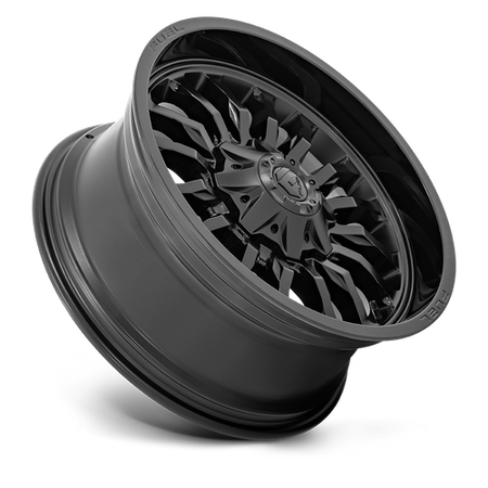 Fuel 1PC D796 ARC – 20X9 – 8X180 – 1 mm – MATTE BLACK W/ GLOSS BLACK LIP