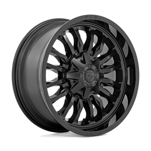 Fuel 1PC D796 ARC – 20X9 – 8X180 – 1 mm – MATTE BLACK W/ GLOSS BLACK LIP
