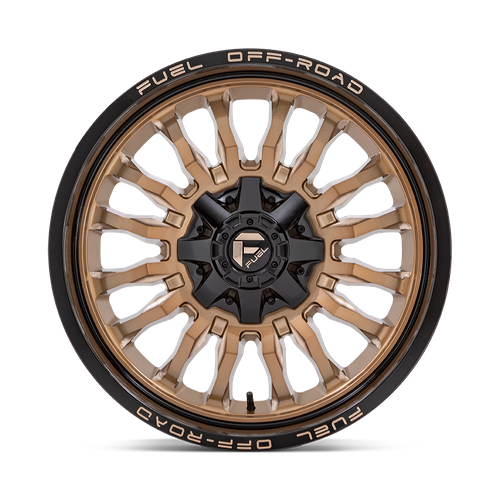 Fuel 1PC D797 ARC – 20X9 – 6X114.3/6X139.7 – 1 mm – PLATINUM BRONZE W/ BLACK LIP