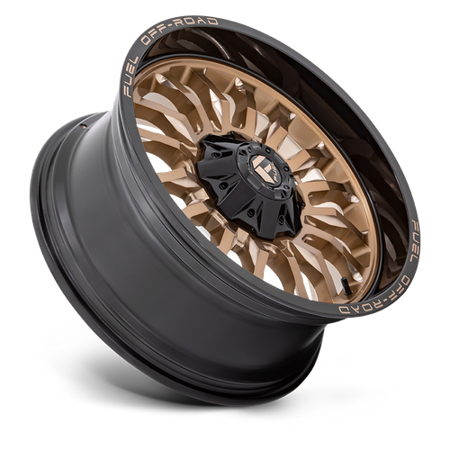 Fuel 1PC D797 ARC – 20X9 – 6X114.3/6X139.7 – 1 mm – PLATINUM BRONZE W/ BLACK LIP