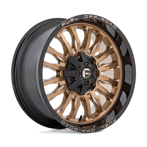 Fuel 1PC D797 ARC – 20X9 – 6X114.3/6X139.7 – 1 mm – PLATINUM BRONZE W/ BLACK LIP