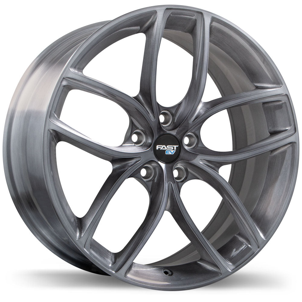Fast Wheels – EV04 – 19X8.5 – 5x114.3 – +35 mm – Brossé avec une teinte foncée