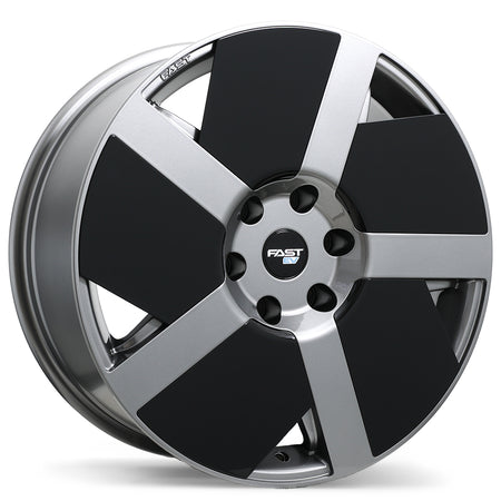 Fast Wheels – EV06 – 19X8.5 – 6x132 – +37 mm – Gris lustré