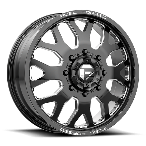 Fuel Mono DE19 FF19D – 24X8.25 – 8X200 – 105 mm – GLOSS BLACK MILLED
