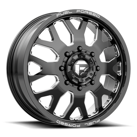 Fuel Mono DE19 FF19D – 24X8.25 – 8X200 – 105 mm – GLOSS BLACK MILLED
