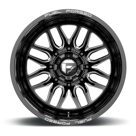 Fuel Mono FF66 – 20X8.25 – 8X200 – -202 mm – MATTE BLACK MILLED