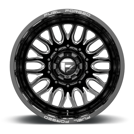 Fuel Mono FF66 – 22X8.25 – 10X225 – -202 mm – MATTE BLACK MILLED
