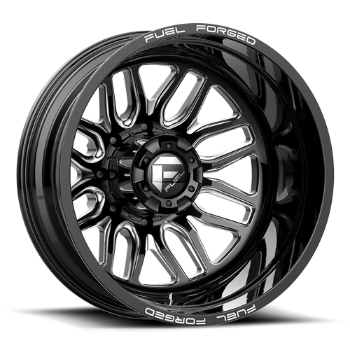 Fuel Mono FF66 – 22X8.25 – 8X200 – -202 mm – MATTE BLACK MILLED