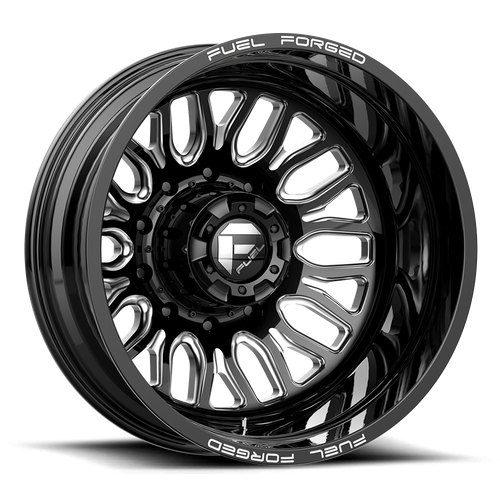 Fuel Mono FF66 – 22X8.25 – 10X225 – -202 mm – MATTE BLACK MILLED