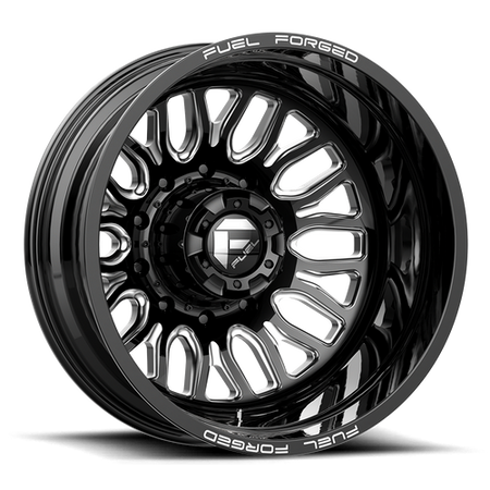 Fuel Mono FF66 – 22X8.25 – 10X225 – -202 mm – MATTE BLACK MILLED