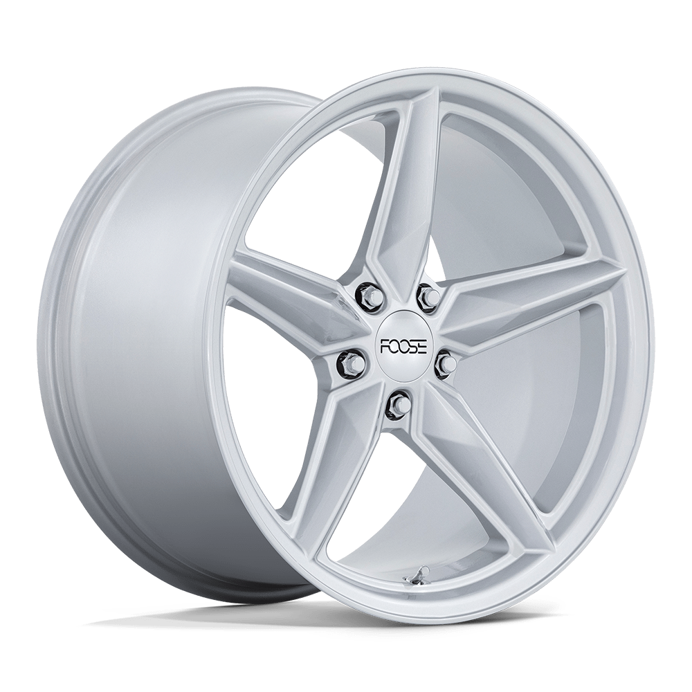 Foose 1PC F174 CF8 – 20X11 – 5X115 – 20 mm – GLOSS SILVER
