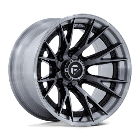 Fuel 1PC FC402 CATALYST – 20X10 – 8X180 – -18 mm – GLOSS BLACK BRUSHED DARK TINT