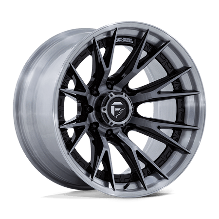 Fuel 1PC FC402 CATALYST – 24X12 – 8X170 – -44 mm – GLOSS BLACK BRUSHED DARK TINT