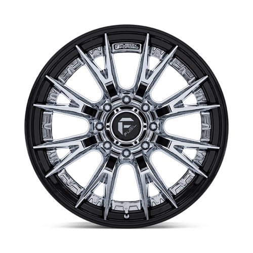 Fuel 1PC FC402 CATALYST – 22X10 – 8X170 – -18 mm – CHROME W/ GLOSS BLACK LIP