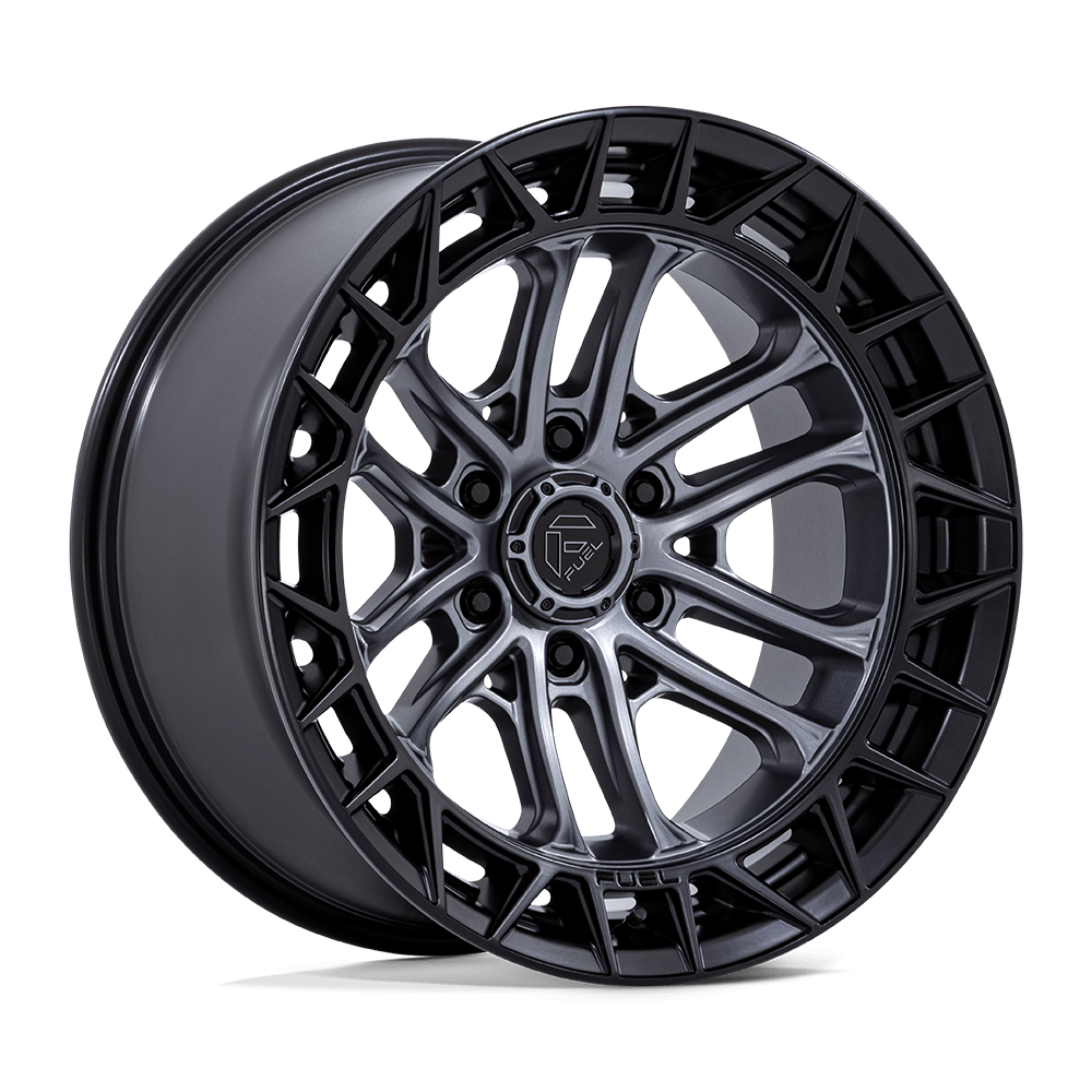 Fuel 1PC FC874 CELSIUS – 17X9 – 6X139.7 – 1 mm – MATTE GUNMETAL W/ M-BLK LIP
