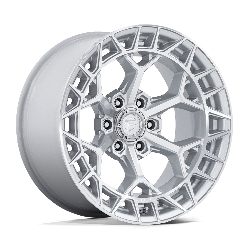 Fuel 1PC FC873 CHARGER – 20X9 – 5X127 – 1 mm – GLOSS SILVER W/ MACHINED FACE