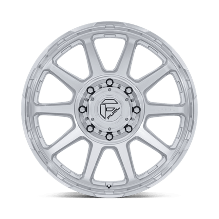 Fuel 1PC D912 CIRCUIT DUALLY – 22X8.25 – 8X200 – 105 mm – GLOSS SILVER W/ MACHINED FACE