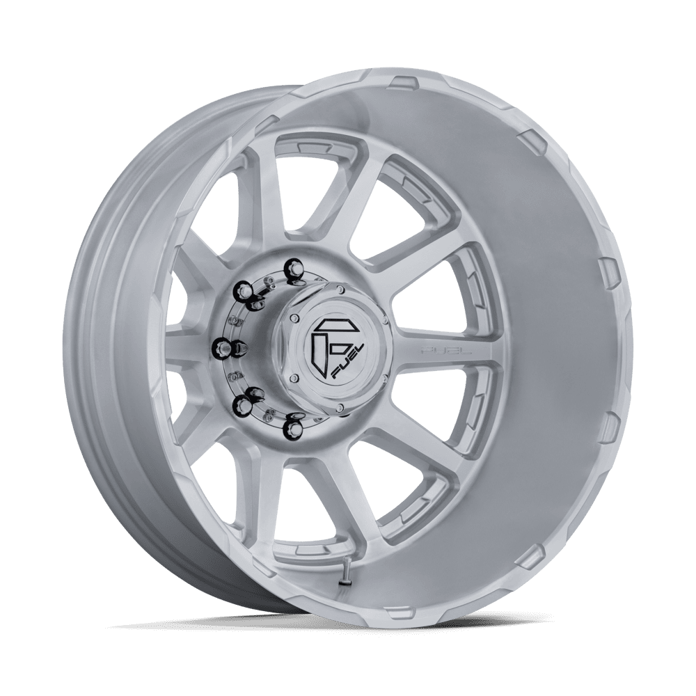 Fuel 1PC D912 CIRCUIT DUALLY – 24X8.25 – 8X210 – -221 mm – GLOSS SILVER W/ MACHINED FACE