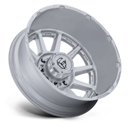 Fuel 1PC D912 CIRCUIT DUALLY – 24X8.25 – 8X210 – -221 mm – GLOSS SILVER W/ MACHINED FACE