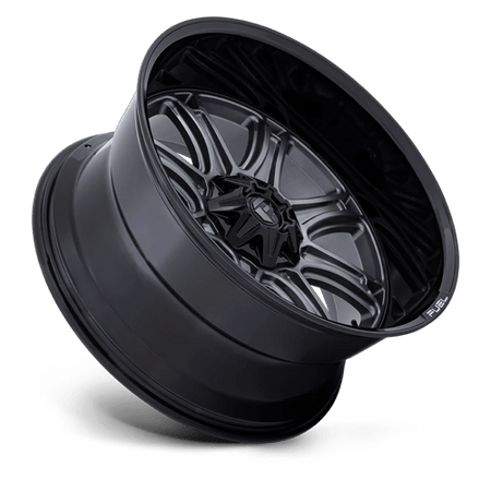 Fuel 1PC DARKSTAR – 22X10 – 5X127/5X139.7 – -18 mm – MATTE GUNMETAL W/ BLACK LIP