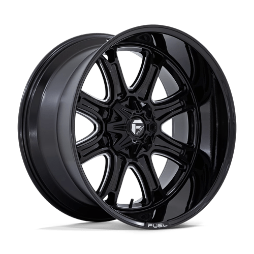 Fuel 1PC DARKSTAR – 22X10 – BLANK – -18 mm – GLOSS BLACK MILLED