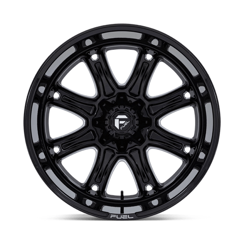 Fuel 1PC DARKSTAR – 22X10 – BLANK – -18 mm – GLOSS BLACK MILLED