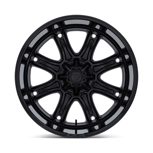 Fuel 1PC DARKSTAR – 22X9 – 5X139.7/5X150 – 1 mm – MATTE BLACK W/ GLOSS BLACK LIP