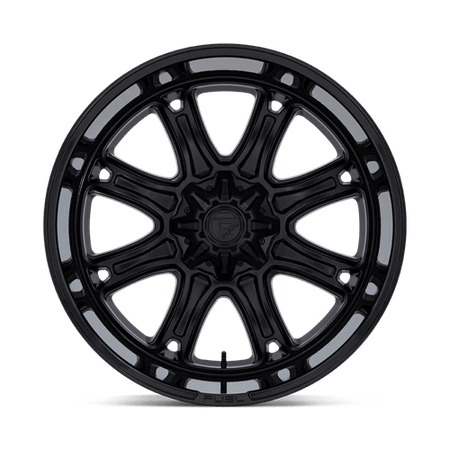 Fuel 1PC DARKSTAR – 22X9 – 5X139.7/5X150 – 1 mm – MATTE BLACK W/ GLOSS BLACK LIP