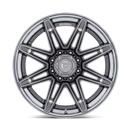 Fuel 1PC FC401 BRAWL – 24X12 – 6X139.7 – -44 mm – PLATINUM W/ CHROME LIP