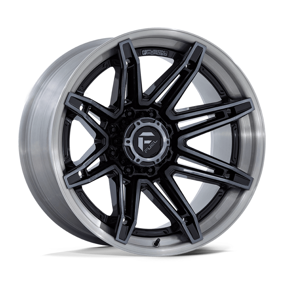 Fuel 1PC FC401 BRAWL – 20X10 – 6X135 – -18 mm – GLOSS BLACK BRUSHED DARK TINT