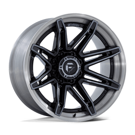 Fuel 1PC FC401 BRAWL – 20X10 – 8X165.1 – -18 mm – GLOSS BLACK BRUSHED DARK TINT