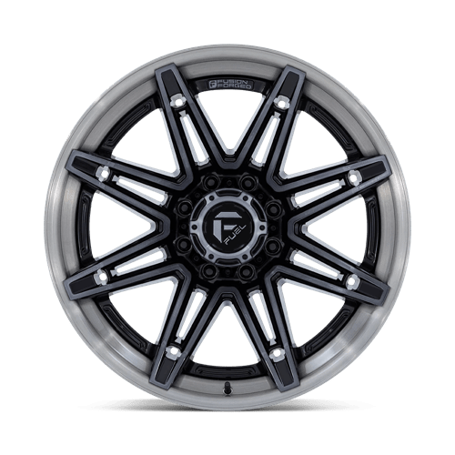 Fuel 1PC FC401 BRAWL – 20X10 – 8X165.1 – -18 mm – GLOSS BLACK BRUSHED DARK TINT