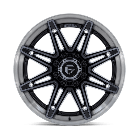 Fuel 1PC FC401 BRAWL – 20X10 – 8X165.1 – -18 mm – GLOSS BLACK BRUSHED DARK TINT