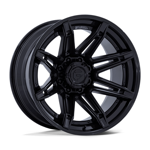 Fuel 1PC FC401 BRAWL – 24X12 – 6X135 – -44 mm – MATTE BLACK W/ GLOSS BLACK LIP