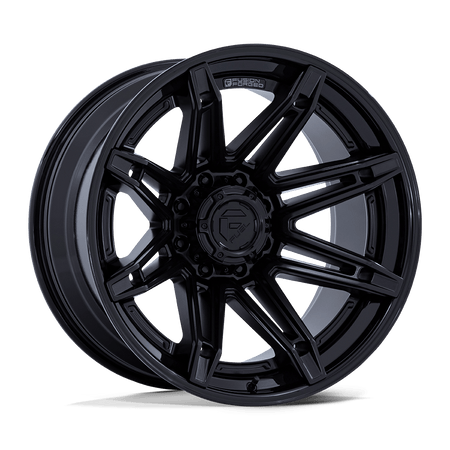 Fuel 1PC FC401 BRAWL – 22X12 – 6X135 – -44 mm – MATTE BLACK W/ GLOSS BLACK LIP