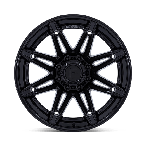 Fuel 1PC FC401 BRAWL – 24X12 – 6X135 – -44 mm – MATTE BLACK W/ GLOSS BLACK LIP